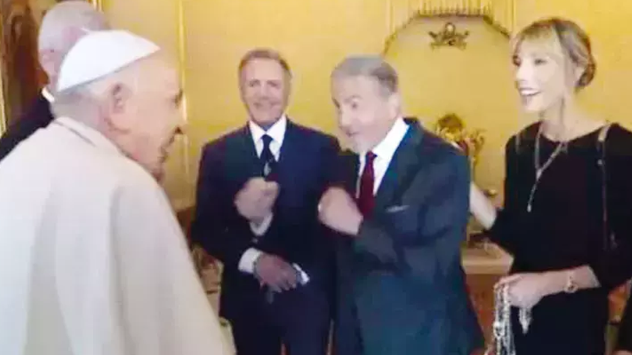 Rocky to the Pope: You want to box?