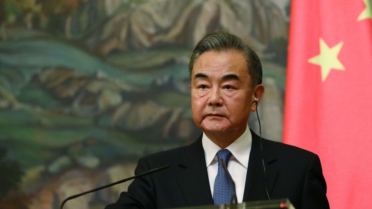 Chinese Foreign Minister Vang Yi supports the Palestinian cause!