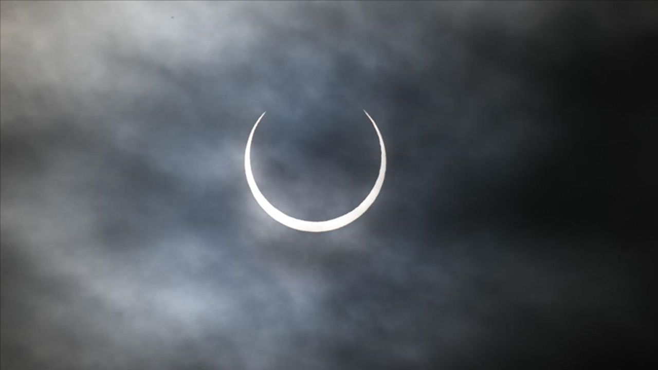 The annular solar eclipse was captured in the US state of Nevada