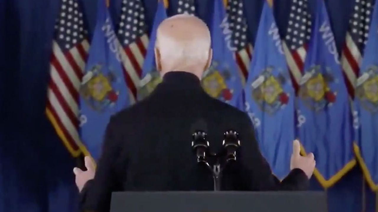 Shaking hands with emptiness, Biden leveled up!