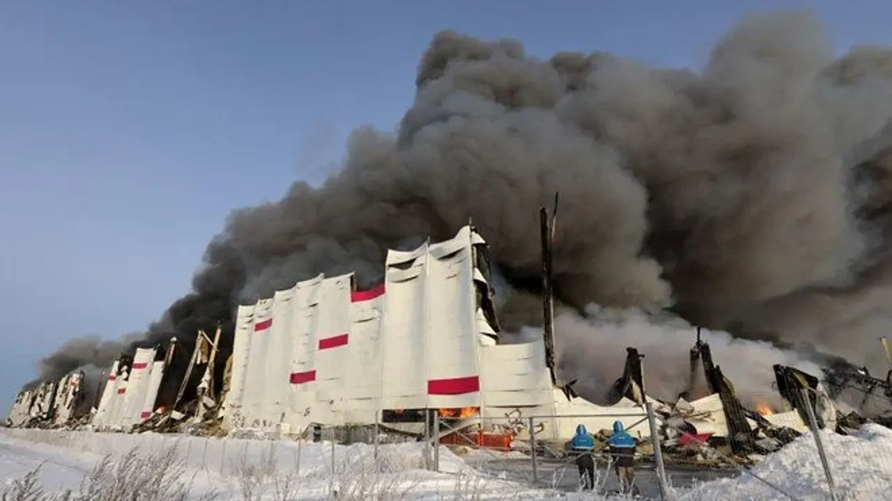 Fire in the warehouse of the largest e-commerce platform!