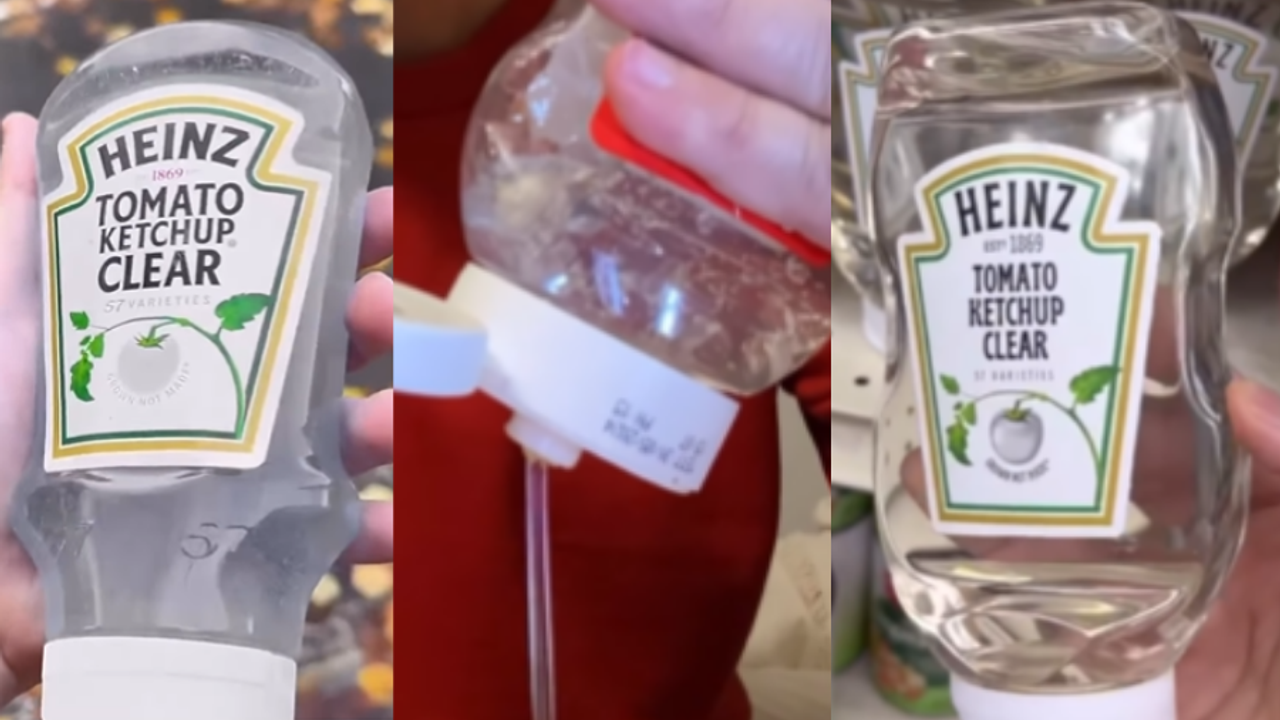 Is Heinz's transparent ketchup real?
