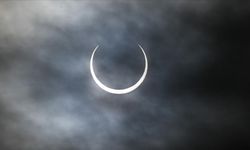 The annular solar eclipse was captured in the US state of Nevada