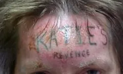 This is how he avenged the 10-year-old: They tattooed this on the rapist's forehead!