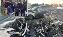 Biden's car was hit by a car!