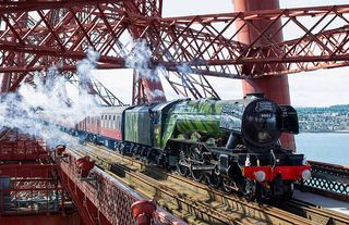 Historic Flying Scotsman train collides with another train