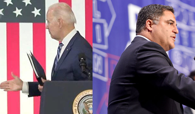 "Cenk Uygur is a very suitable candidate for the Democrats instead of Biden who talks to the wall"