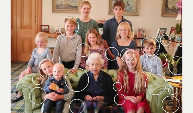 It turned out that Queen Elizabeth's photo was also doctored!