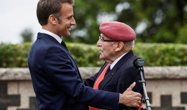 Macron commemorates civilian victims of the D-Day bombings ahead of the anniversary!