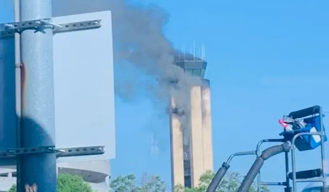 Fire at Charlotte Douglas Airport!