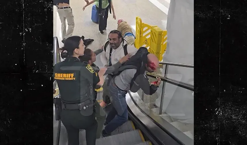 Jim Jones got in a fight at the airport!