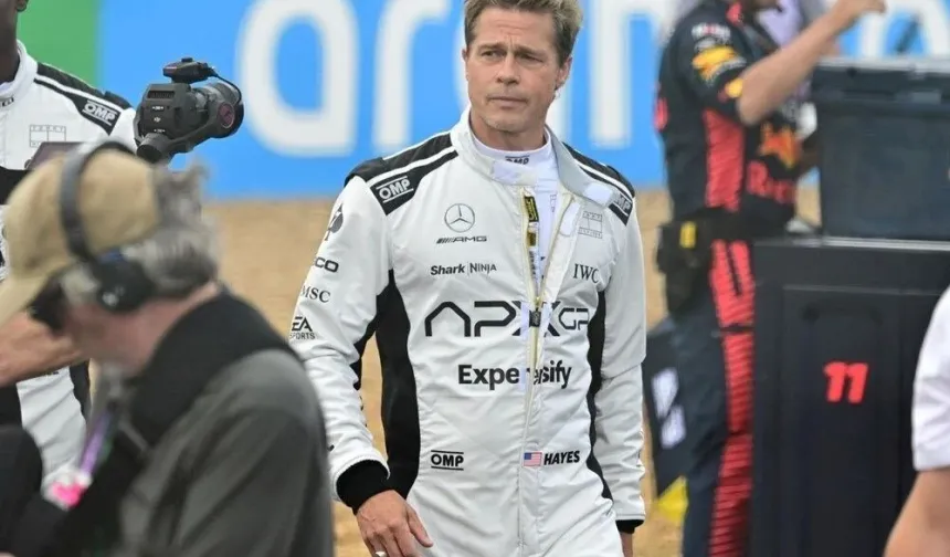 First still from Brad Pitt's highly anticipated Formula 1 movie