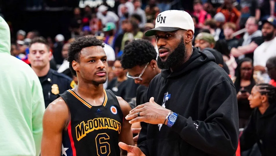 LeBron James' son is back on the court!